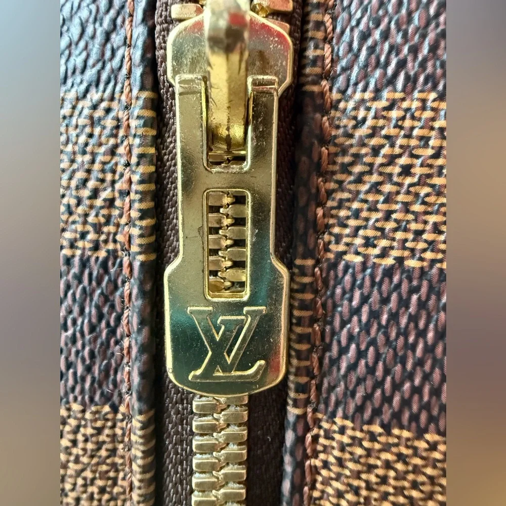 LOUIS VUITTON Authentic Nolita Ebene Boston Bag w/ LV dust bag & COA